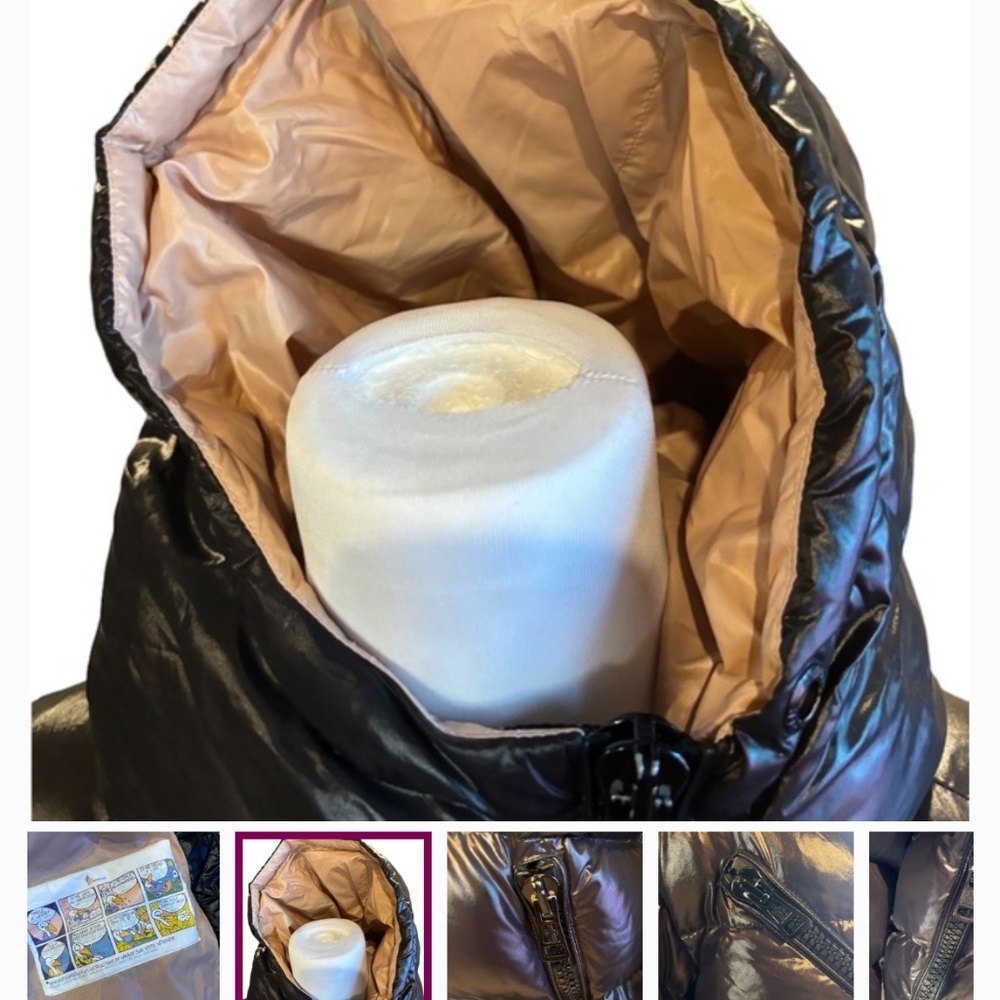 Pristine Moncler Liriope Giubbotto Down Jacket Pink Interior - Picture 10 of 14